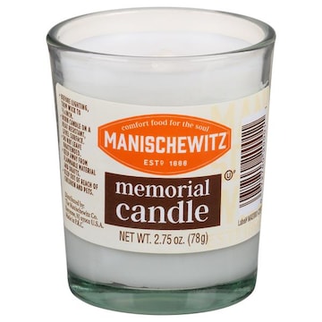 Manischewitz Candle, Memorial