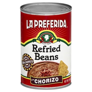 La Preferida Refried Beans, with Chorizo