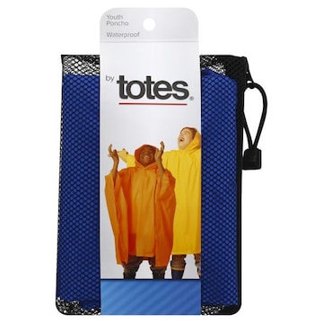 Totes Poncho, Waterproof, Youth, One Size Fits Most