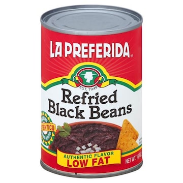 La Preferida Black Beans, Refried