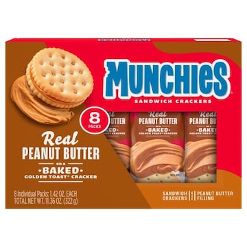Munchies Peanut Butter Sandwich Crackers