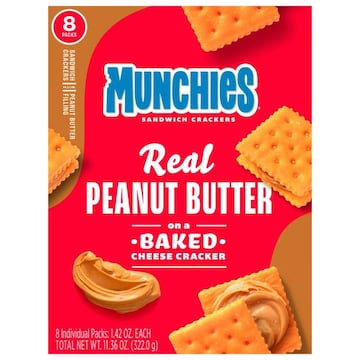 Munchies Sandwich Crackers, Real Peanut Butter