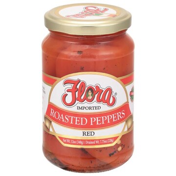 Flora Roasted Peppers, Red