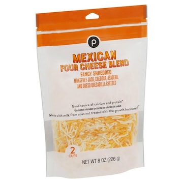 Publix Four Cheese Mexican Blend, Shredded Cheese