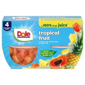 Dole in 100% Fruit Juice Tropical Fruit