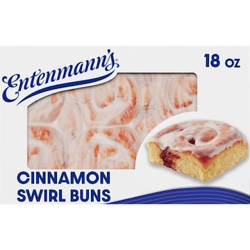 Entenmann's Cinnamon Swirl Cinnamon Buns, 18 oz