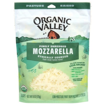 Organic Valley Mozzarella Finely Shredded Cheese