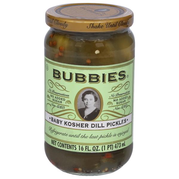 Bubbies Dill Pickles, Baby Kosher Publix Super Markets