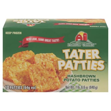 Pacific Valley Tater Patties Potato Patties, Hashbrown