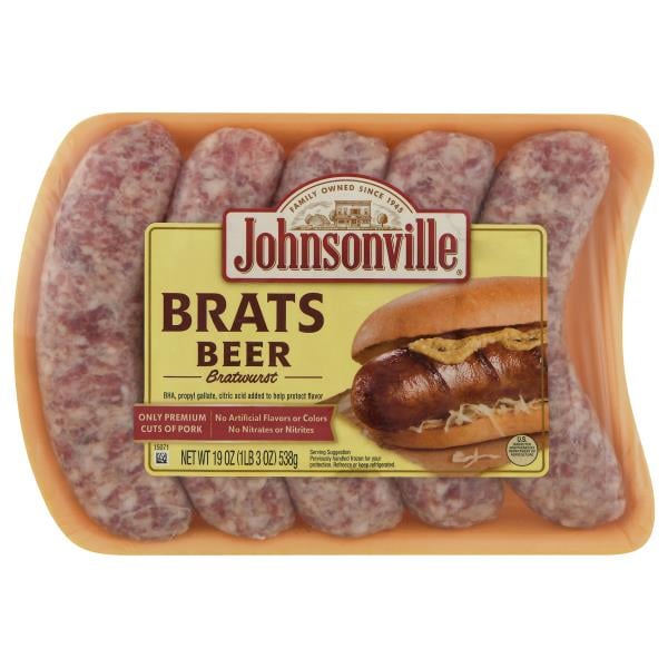 Johnsonville Bratwurst, Beer, Brats Publix Super Markets
