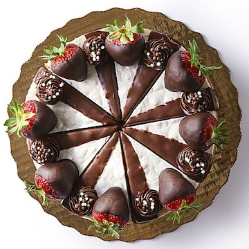 Strawberry Ganache Cheesecake