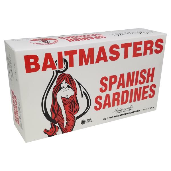 Aylesworth Spanish Sardines, for Bait, Frozen