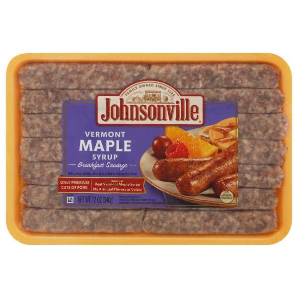 Johnsonville Breakfast Sausage, Vermont Maple Syrup Publix Super Markets