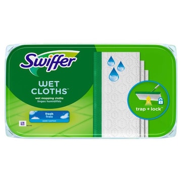 Swiffer Sweeper Sweep + Mop, Wet Pads Refill, Floor Cleaner, Fresh, 12ct
