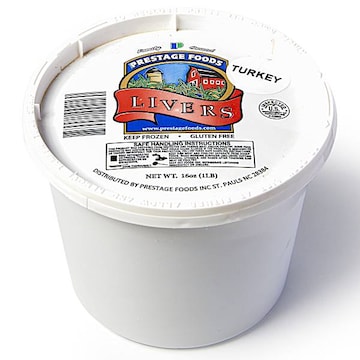 Prestage Foods Turkey Livers, Frozen