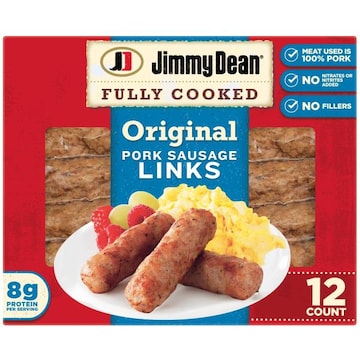 Jimmy Dean Fully Cooked Original Pork Breakfast Sausage Links
