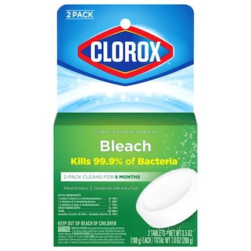 Clorox Bleach, Tablets, 2 Pack