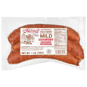 Fason's Country Mild Hickory Smoked Smoked Sausage