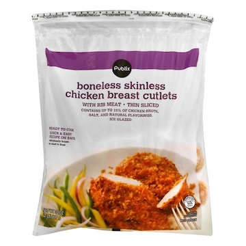 Publix Boneless Skinless Chicken Breast, Cutlets