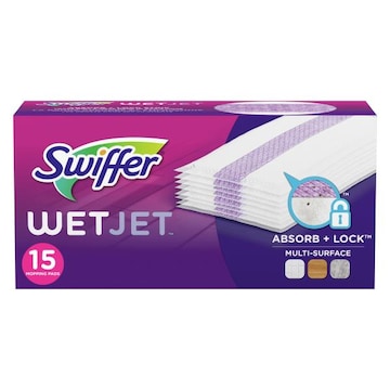Swiffer WetJet Mop Cleaning Pads Refill, Floor Cleaner, 15ct