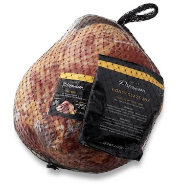 Publix Spiral-Sliced Ham; Whole, Honey Glaze Packet; Bone Infully Cooked