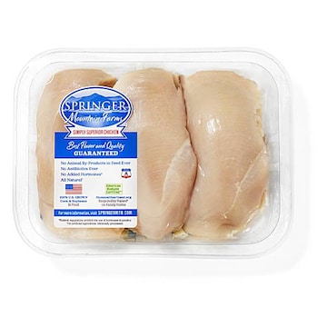 Springer Mountain Farms Boneless Chicken Breast, Grade A, Raised Without Antibiotics