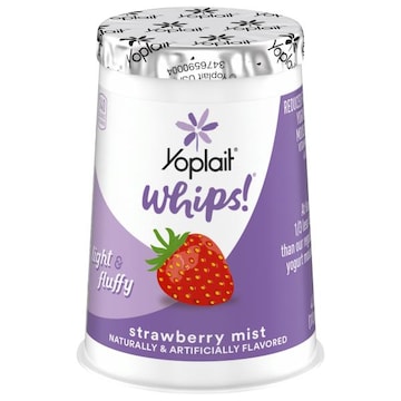 Yoplait Whips! Yogurt Mousse, Low Fat, Strawberry Mist