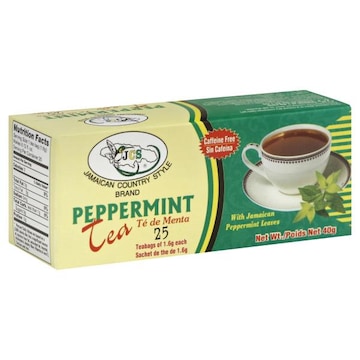 Jcs Tea, Peppermint, Caffeine Free, Tea Bags