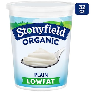 Stonyfield Organic Plain Organic Lowfat Yogurt