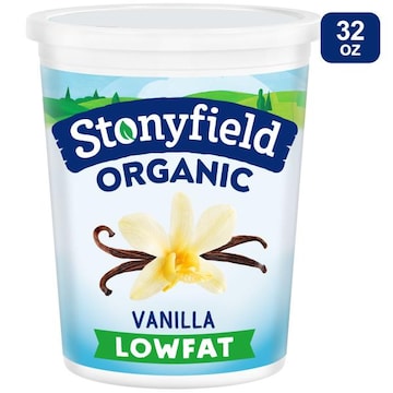Stonyfield Organic Vanilla Organic Lowfat Yogurt