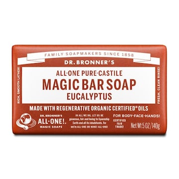 Dr. Bronner's Pure-Castile Magic Bar Soap - Eucalyptus