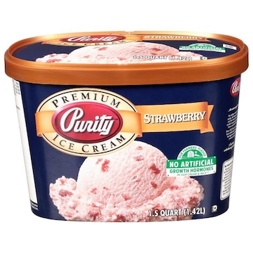 Purity Ice Cream, Premium, Strawberry