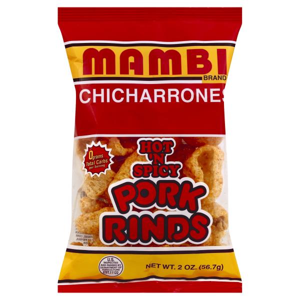 Mambi Pork Rinds, Chicharrones, Hot 'n Spicy Publix Super Markets