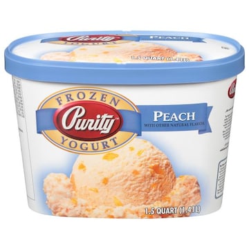 Purity Frozen Yogurt, Peach