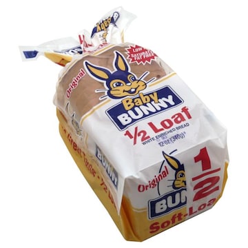 Bunny Baby Bread, 1/2 Loaf, White Enriched