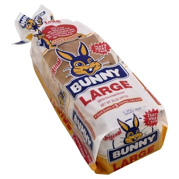 Bunny Bread, Original, Large, White Enriched