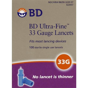 BD Ultra-Fine Lancets, 33 Gauge