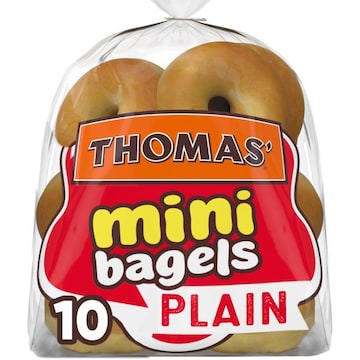 Thomas' Plain Mini Mini Bagels, 10 count, 15 oz