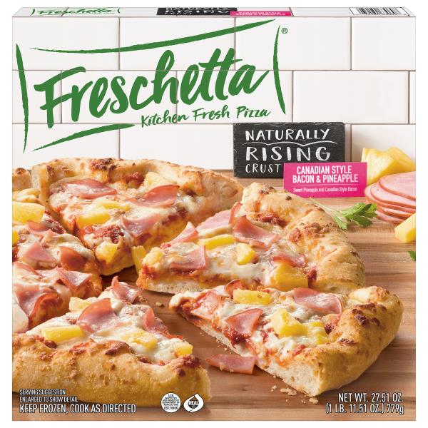 Freschetta Pizza, Naturally Rising Crust, Canadian Style Bacon