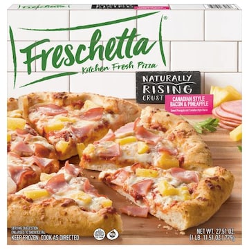 Freschetta Canadian Bacon and Pineapple Naturally Rising Crust Frozen Pizza