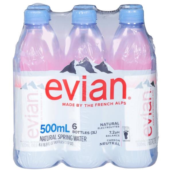Evian Water, Natural Spring Publix Super Markets