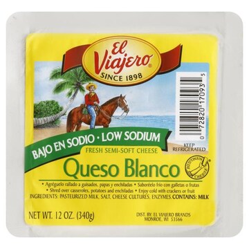 El Viajero Cheese, Fresh Semi-Soft, Queso Blanco
