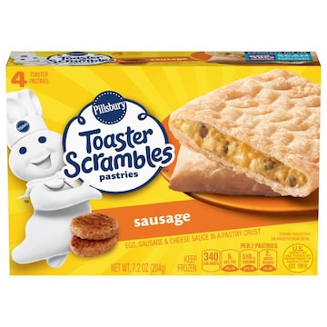 Pillsbury Toaster Scrambles Sausage Toaster Pastries