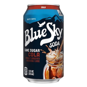 Blue Sky Soda, Cane Sugar, Cola
