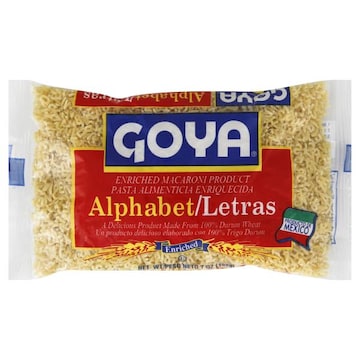 Goya Pasta, Alphabet