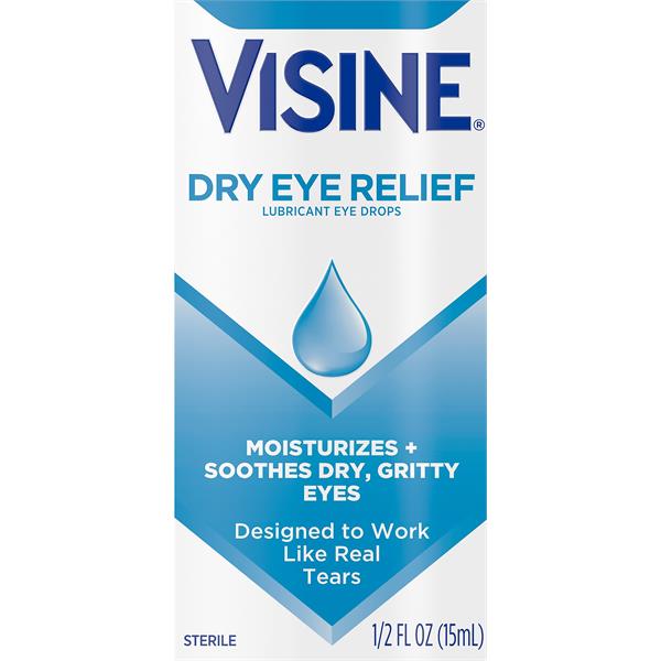 Visine Dry Eye Relief, Lubricant Eye Drops Publix Super Markets