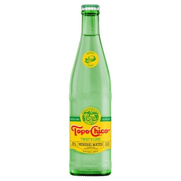 Topo Chico Mineral Water, Twist of Lime, Carbonated