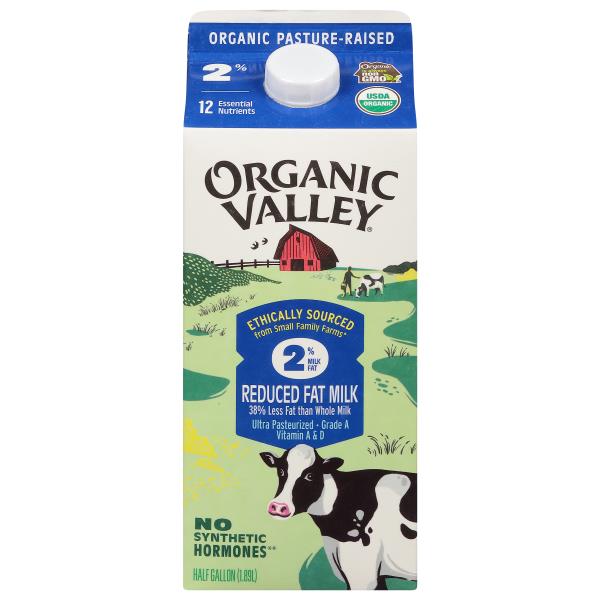 Organic Valley Milk, Reduced Fat, 2% Milk Fat | Publix Super Markets