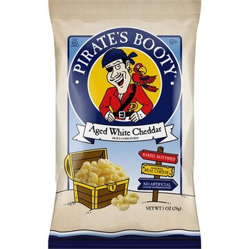 Pirate's Booty Rice & Corn Puffs, Aged White Cheddar