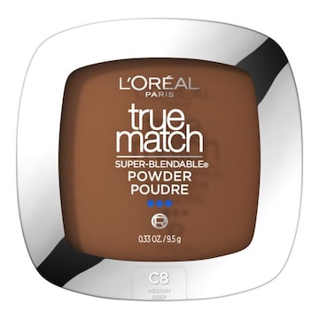 L'Oreal Paris True Match Super-Blendable Oil Free Makeup Powder C8 Medium Deep